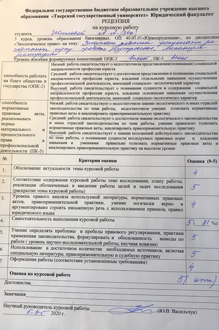 Курсовая работа по теме Механизм правового регулирования